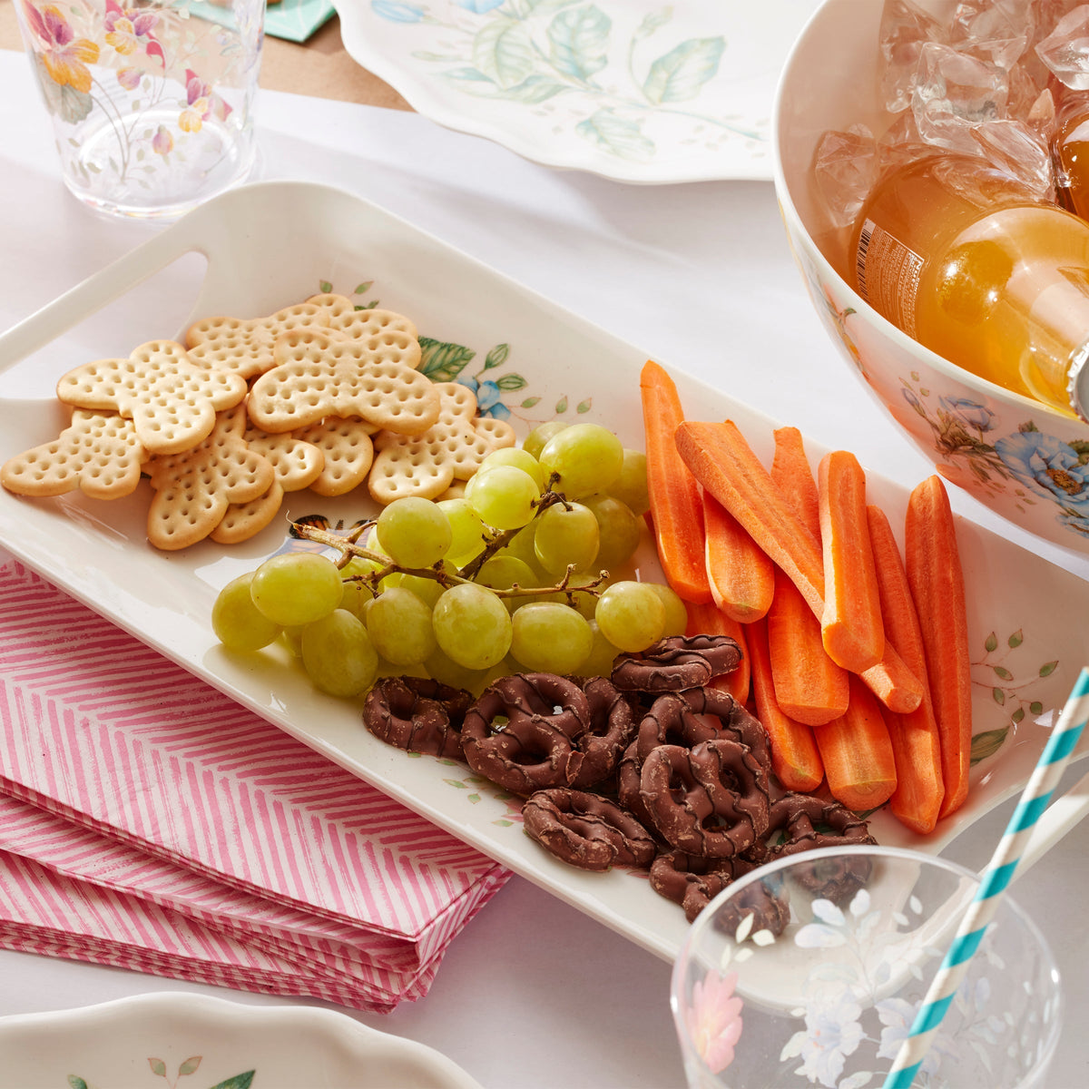 Butterfly Meadow Melamine Hors d'Oeuvres Tray