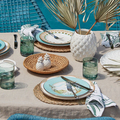 British Colonial Bamboo Accent Plate