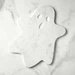White Marble Ghost Serving Board